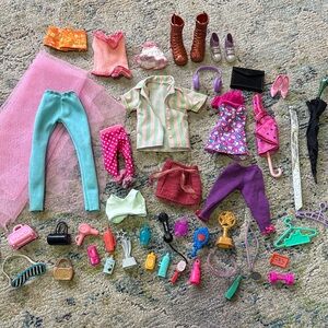 Barbie Clothes and Accessories Lot
